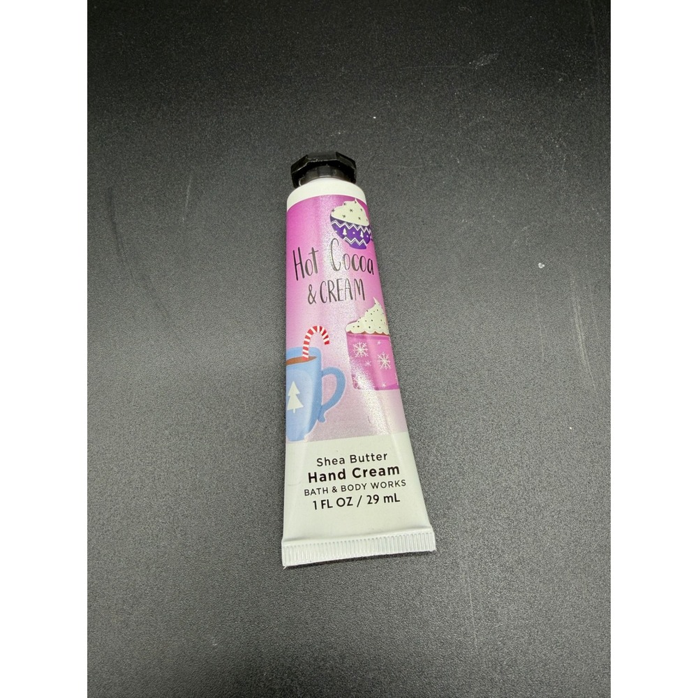 Bath & Body Works Hot Cocoa & Cream Shea Butter Hand Cream 1 fl oz Travel Size